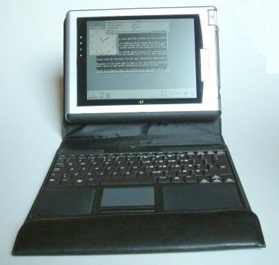 The A5 in notebook mode